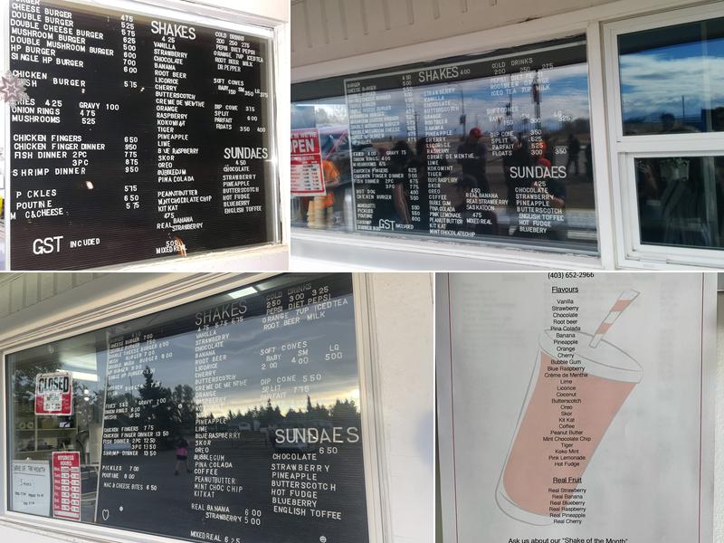 Hitchin Post Drive-In Menu