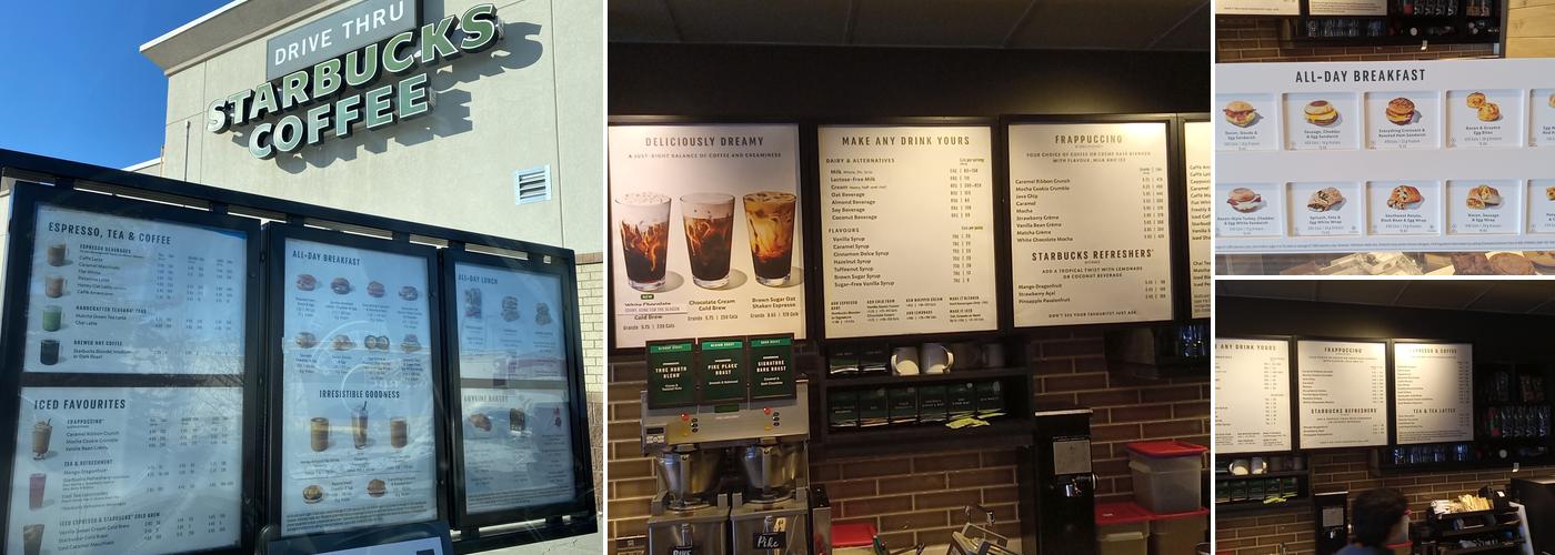 Starbucks Menu