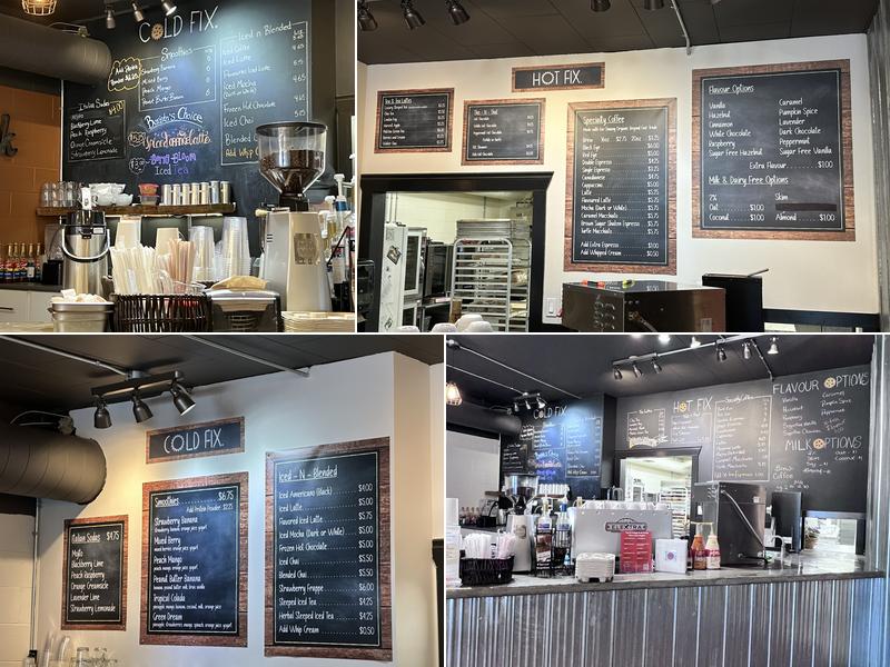 FIX. Coffee Bar & Bakery Menu
