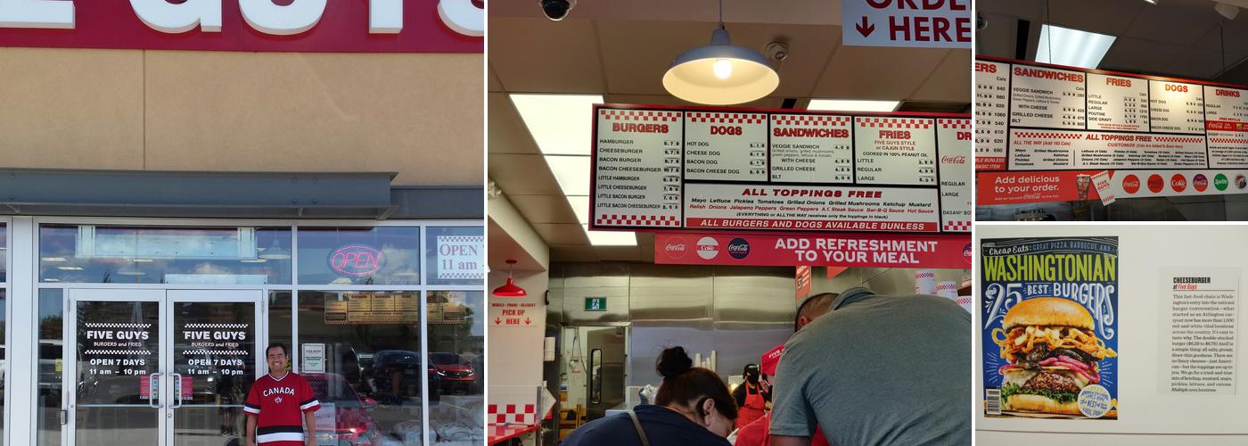 Five Guys Menu