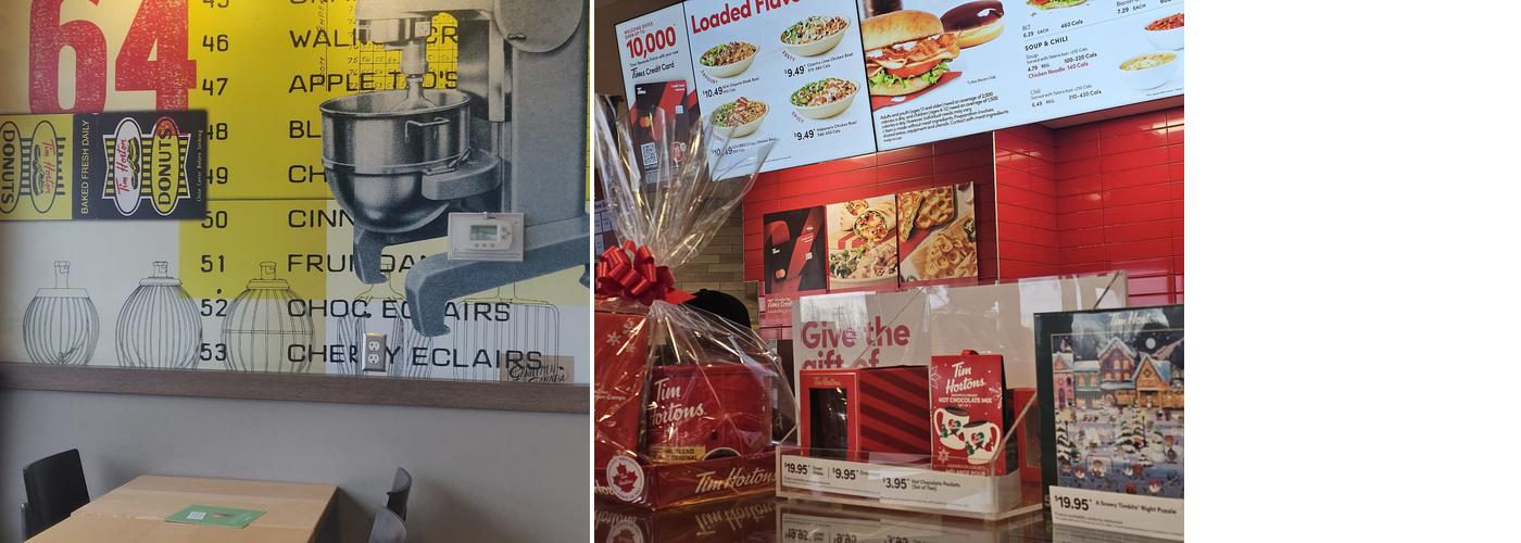 Tim Hortons Menu