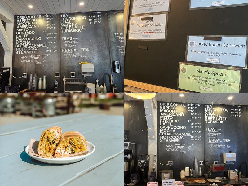 Cloudburst Cafe Menu