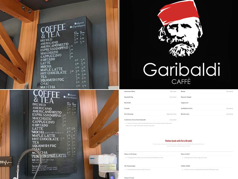 Caffè Garibaldi Menu