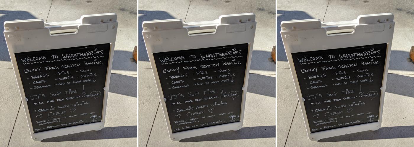 Wheatberries Bakery Menu