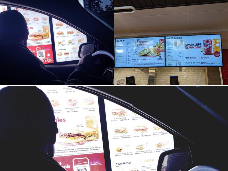 Tim Hortons Menu