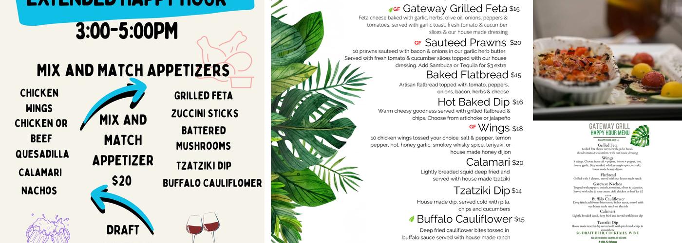 Gateway Grill Menu
