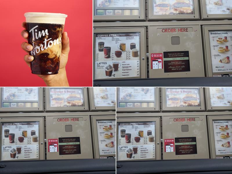 Tim Hortons Menu