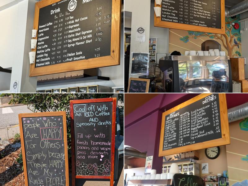 The Bakery Menu