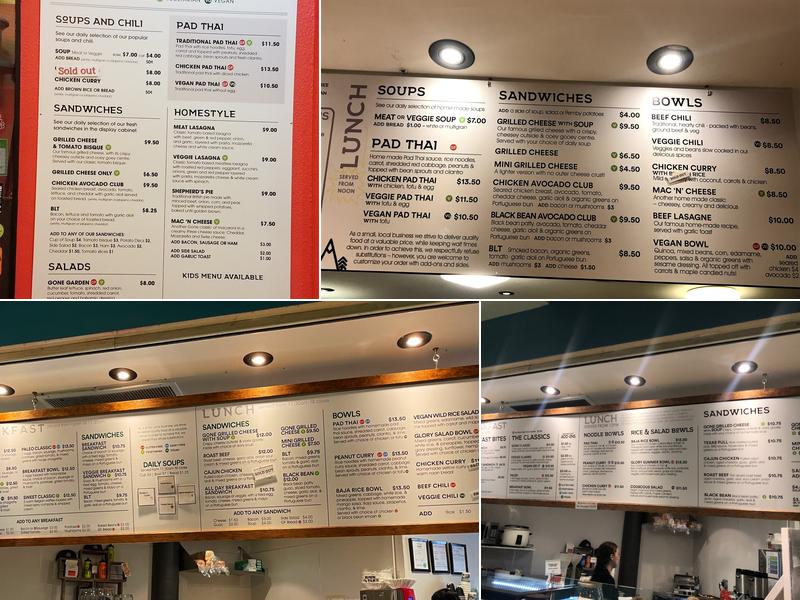 Gone Village Eatery Menu