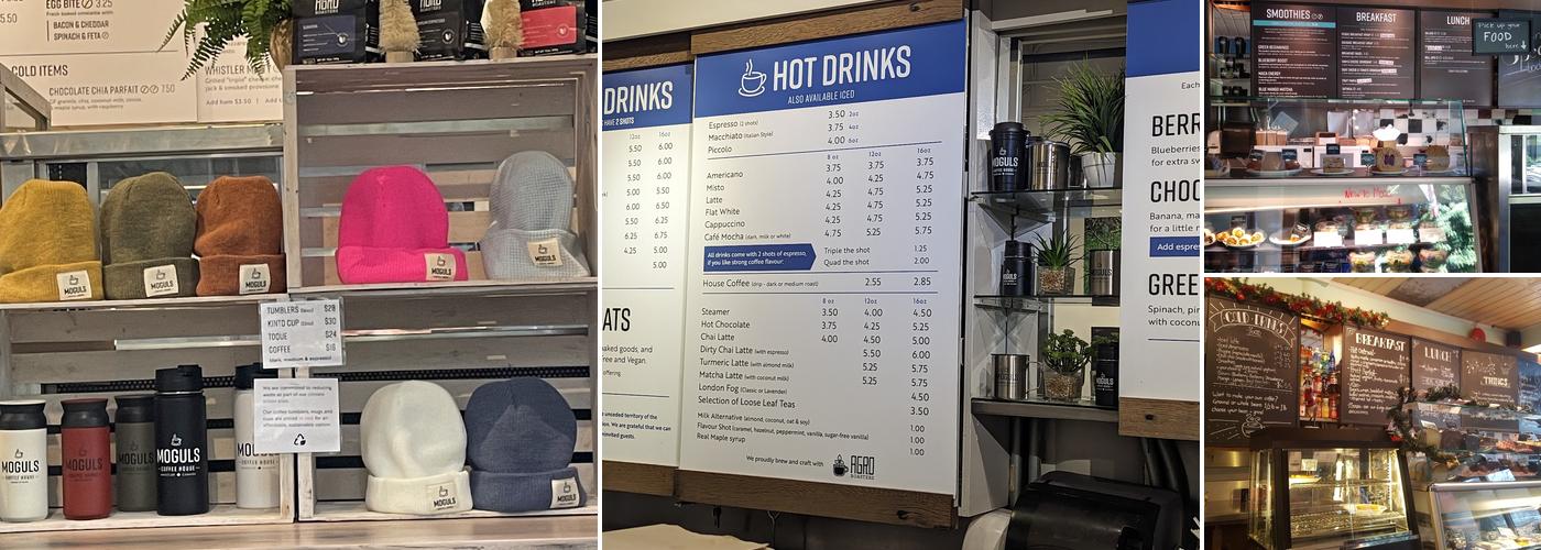 Moguls Coffee House Menu