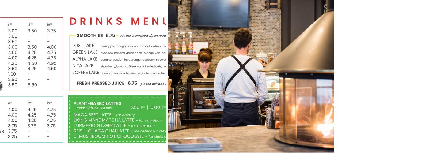 Fix Café Menu