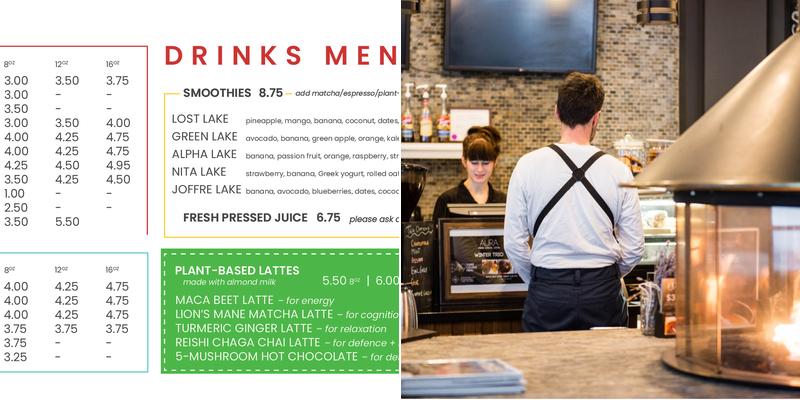 Fix Café Menu