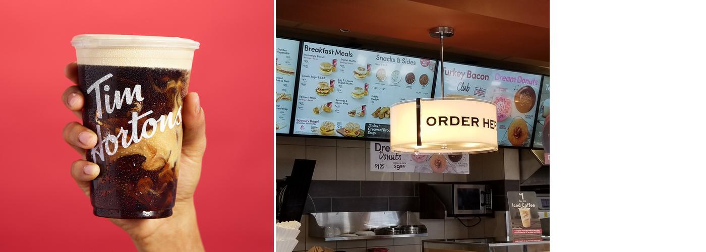 Tim Hortons Menu