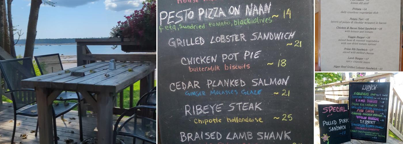 Niger Reef Tea House (licensed restaurant) Menu