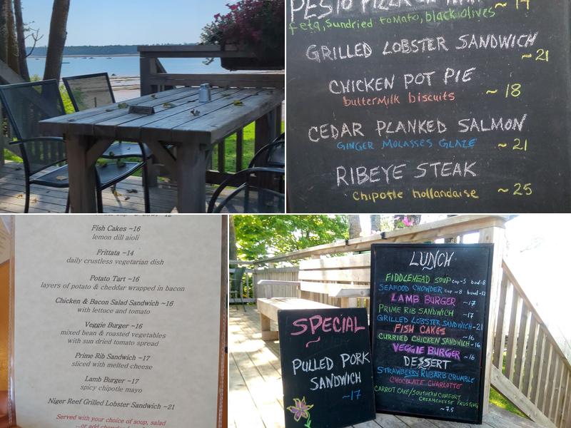 Niger Reef Tea House (licensed restaurant) Menu