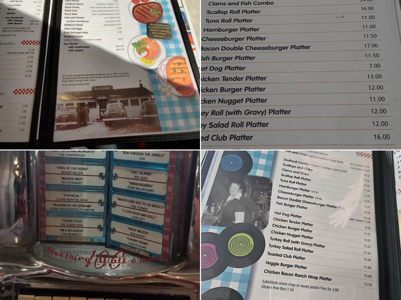 Carman's Diner Menu