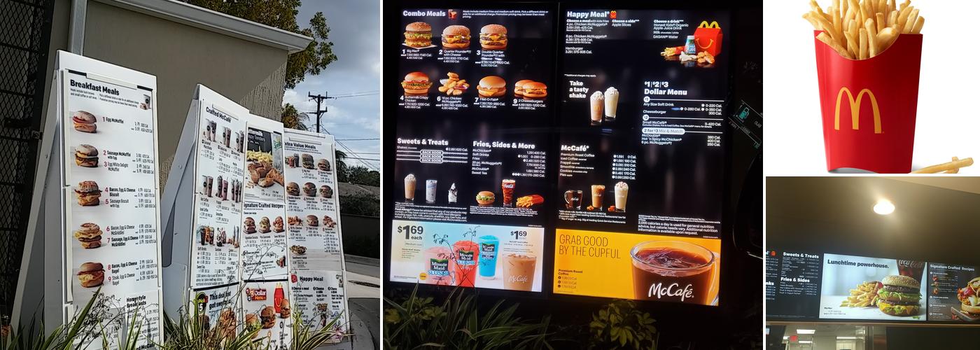 McDonald's Menu