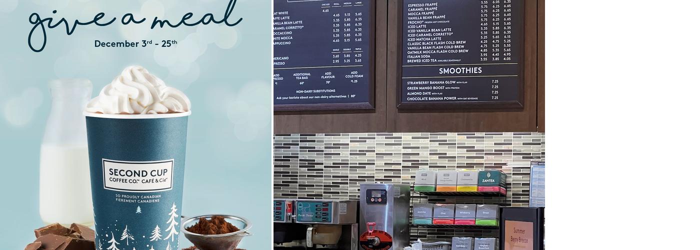 Second Cup Café Menu