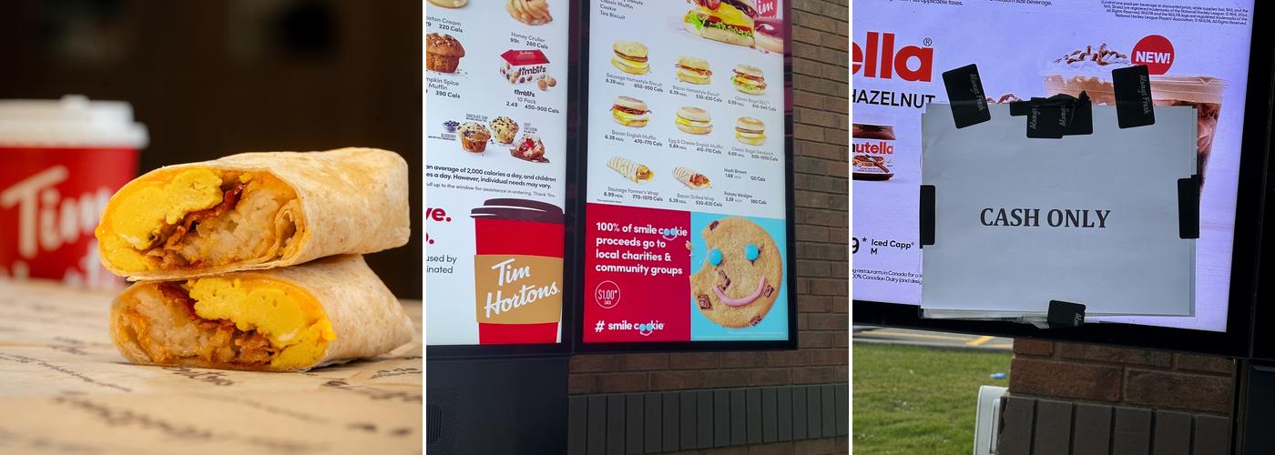 Tim Hortons Menu