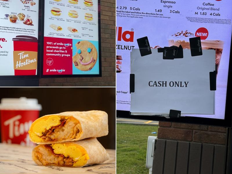 Tim Hortons Menu