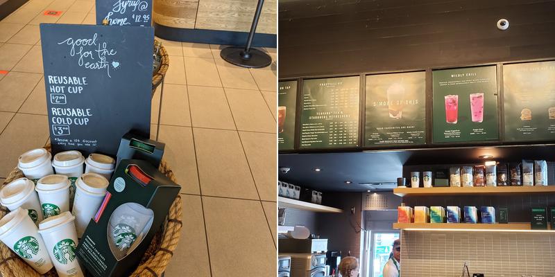 Starbucks Coffee Company Menu