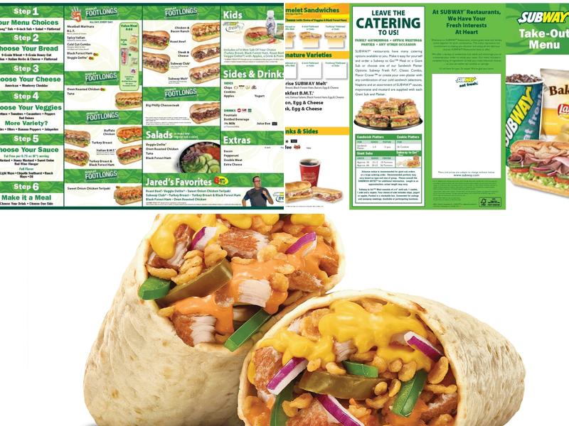 Subway Menu