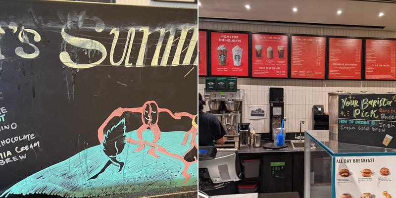 Starbucks Menu