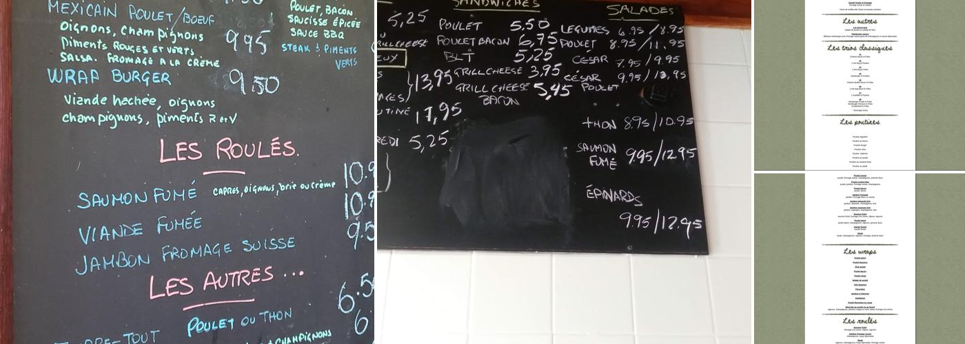 Restaurant Labelle Menu