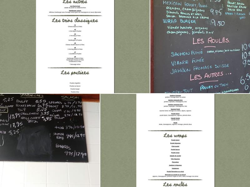 Restaurant Labelle Menu