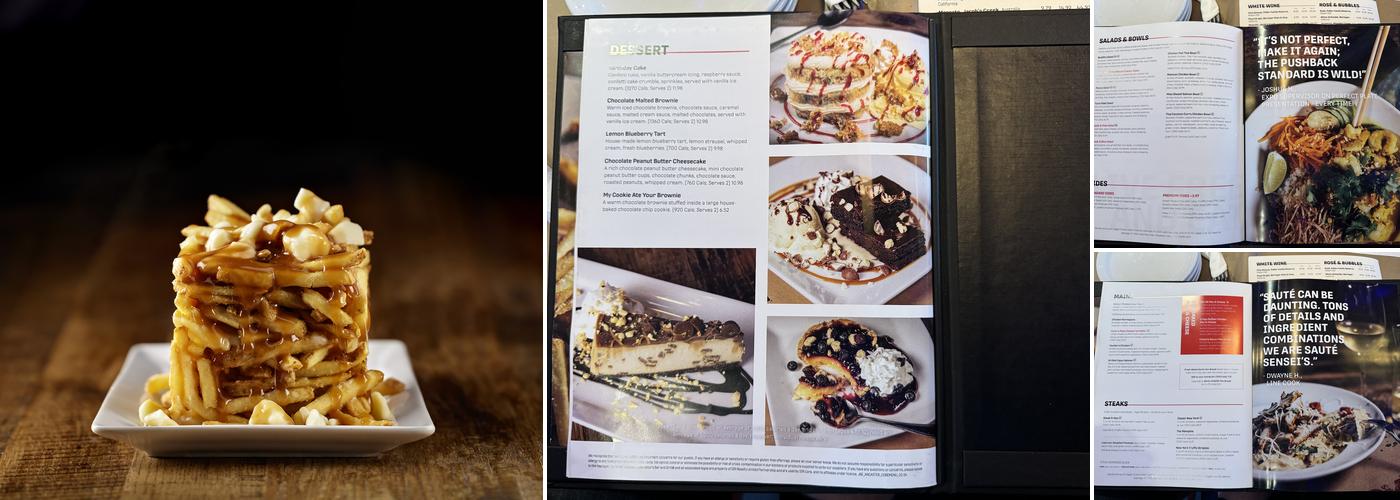 Jack's Ancaster Menu