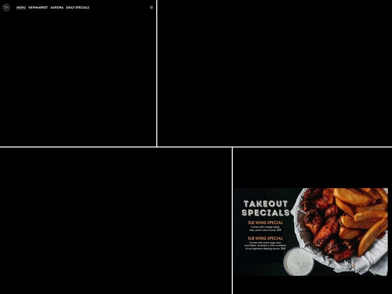 TJ's Bar & Grill-AURORA Menu