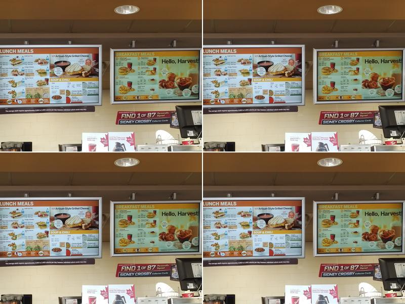 Tim Hortons Menu