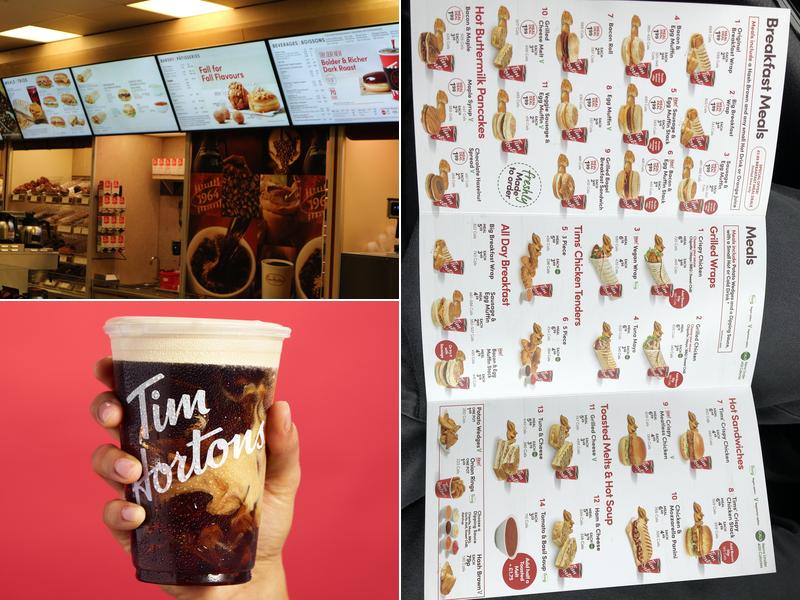 Tim Hortons Menu