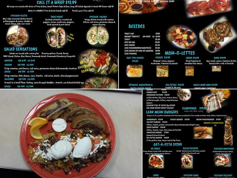 Potka's Kitchen Menu