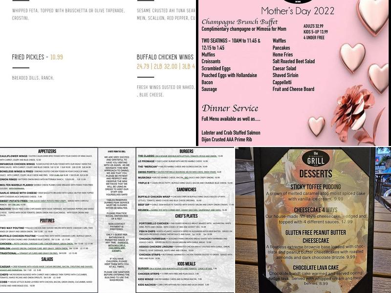 The Binbrook Grill Menu