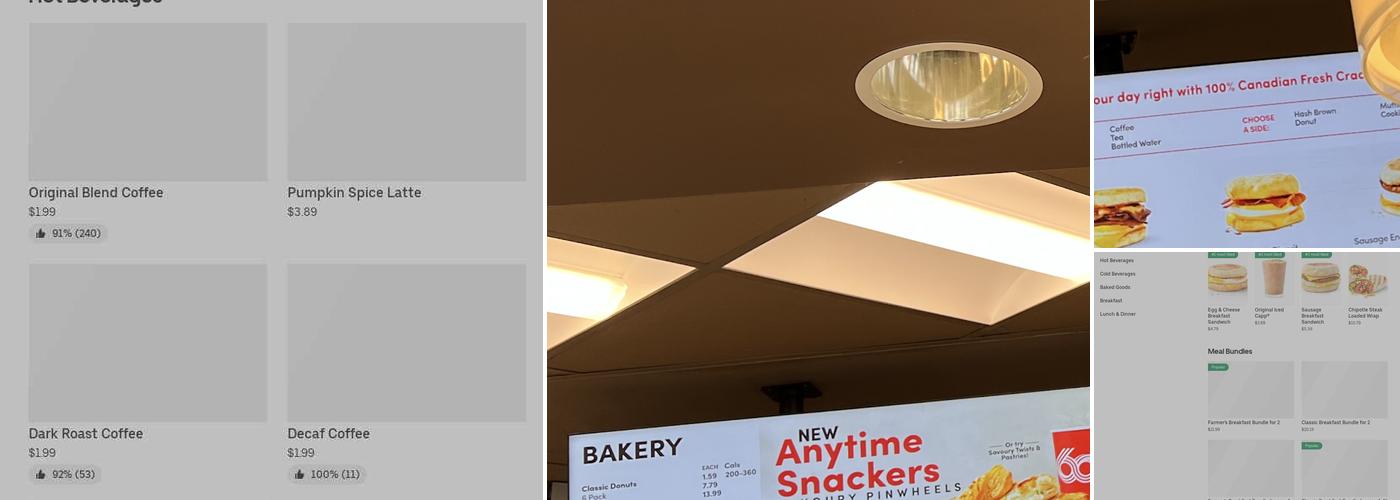 Tim Hortons Menu