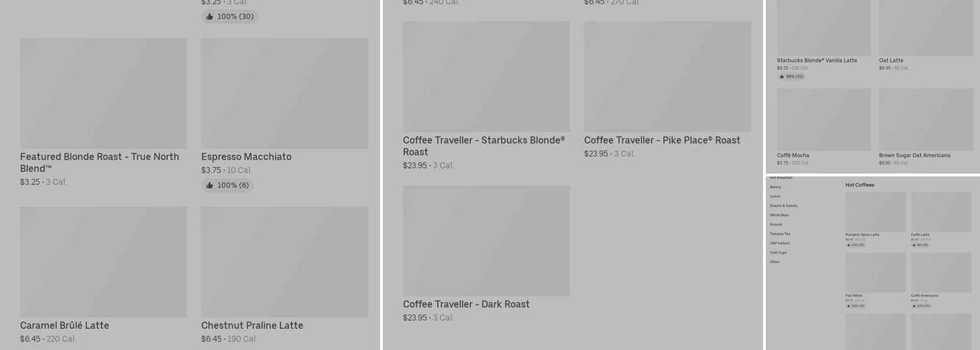 Starbucks Menu