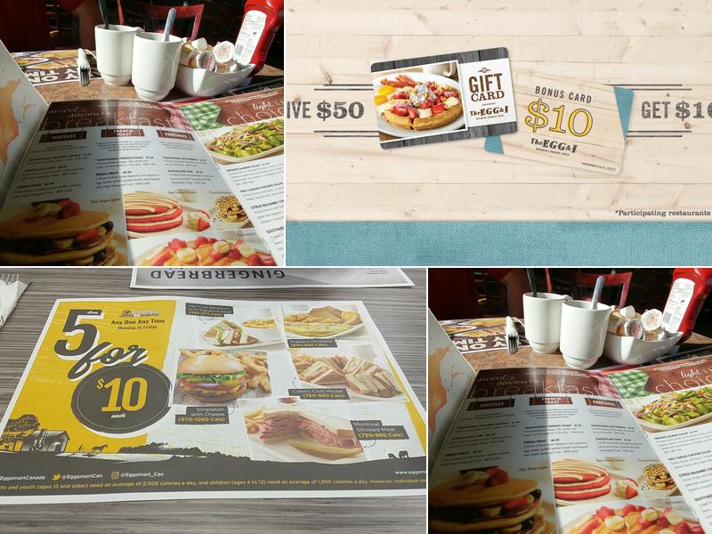 Eggsmart Menu