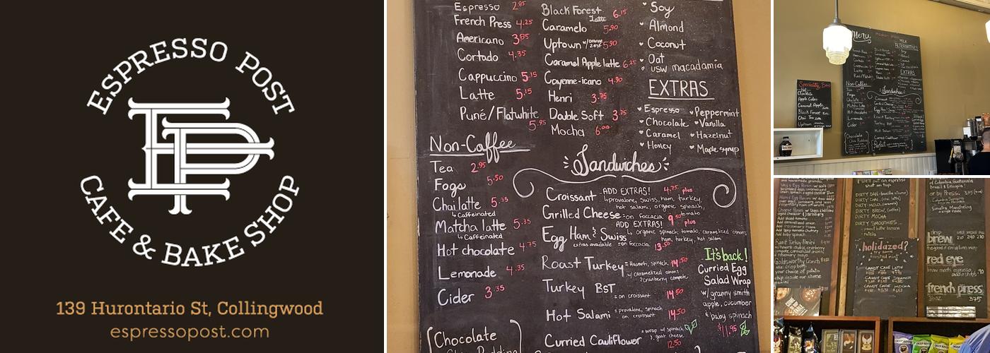 Espresso Post Menu