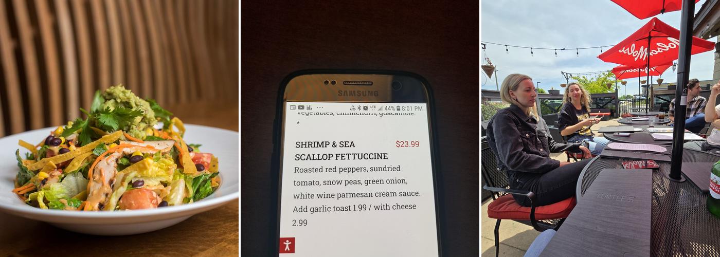 Turtle Jack's Upper Centennial Menu