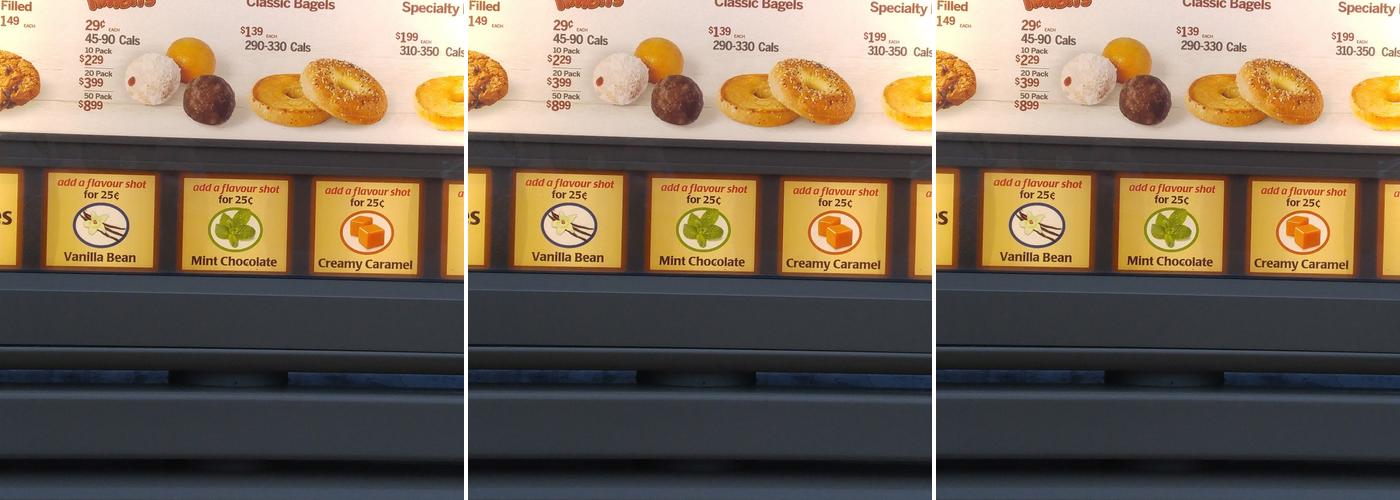 Tim Hortons Menu