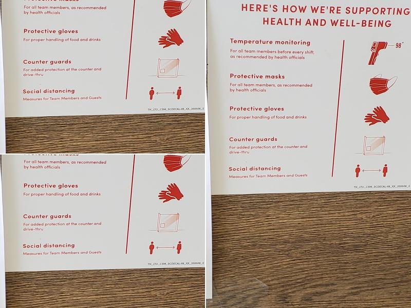 Tim Hortons Menu