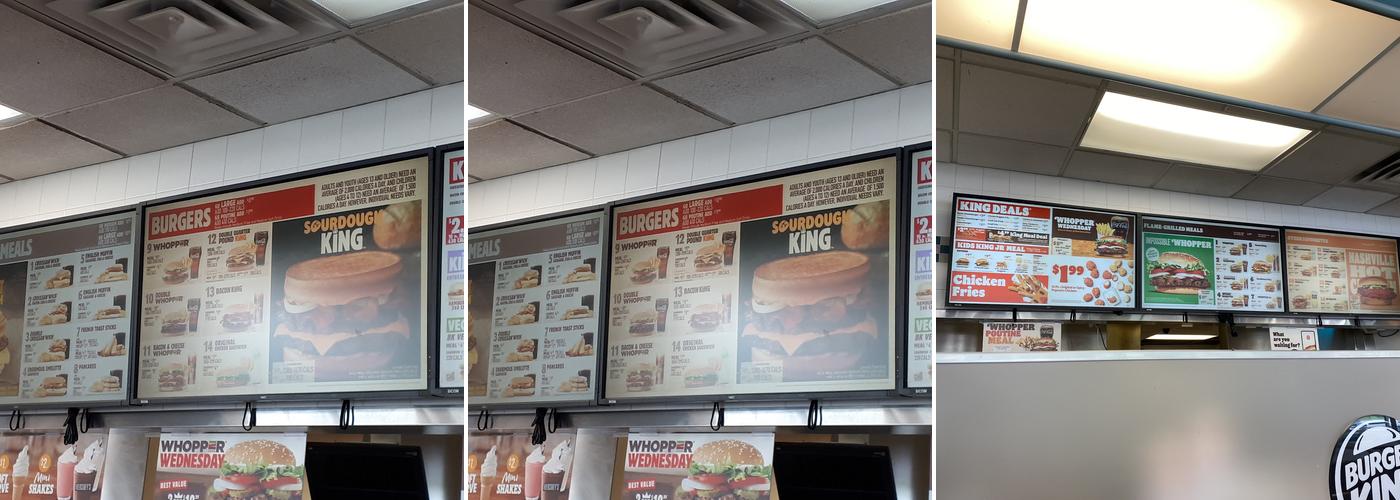 Burger King Menu
