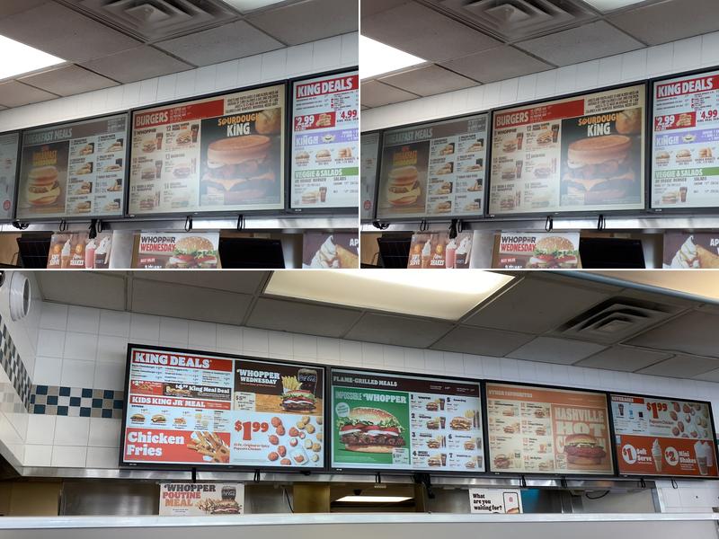 Burger King Menu