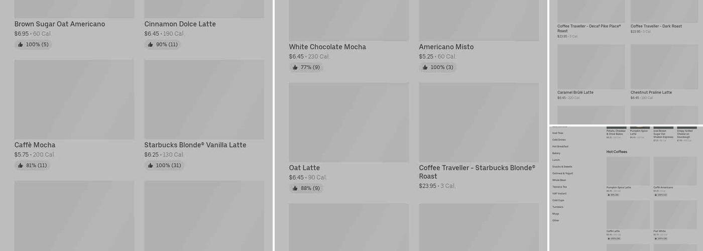 Starbucks Menu