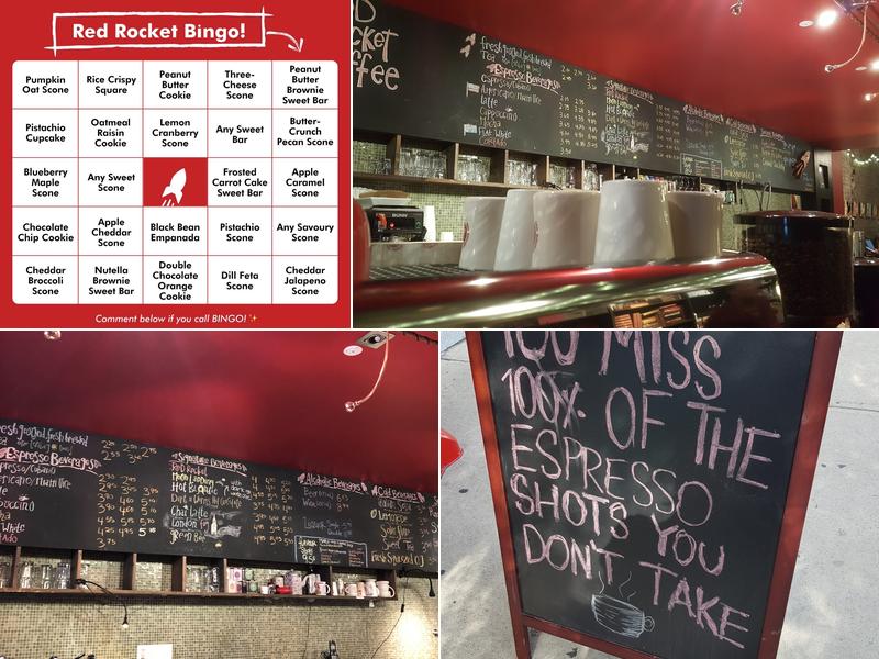 Red Rocket Coffee Menu