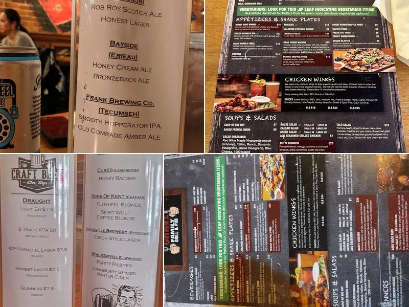 Crave Family Grill & Pub Menu