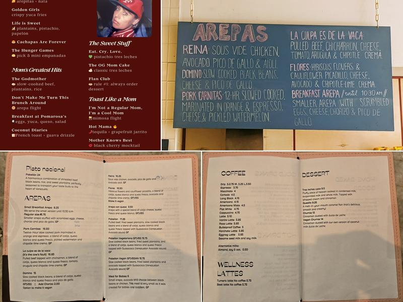 Pomarosa Coffee Shop & Kitchen Menu