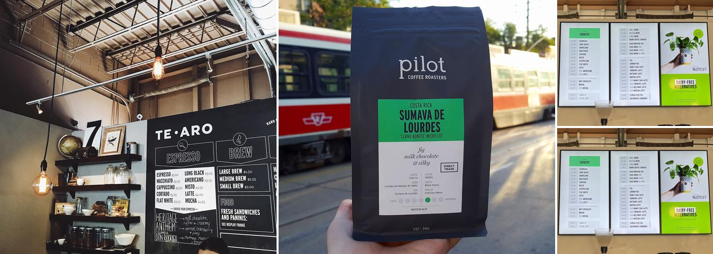 Pilot Coffee Roasters Menu