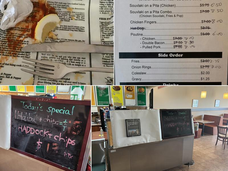 J's Fish & Chips Menu